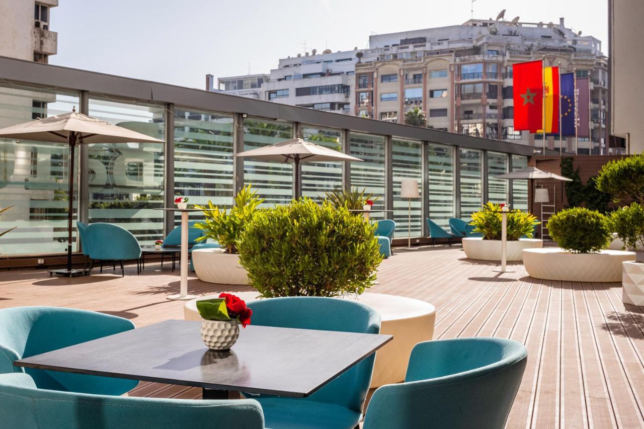 巴塞罗安法酒店 卡萨布兰卡 外观 照片 The hotel's rooftop